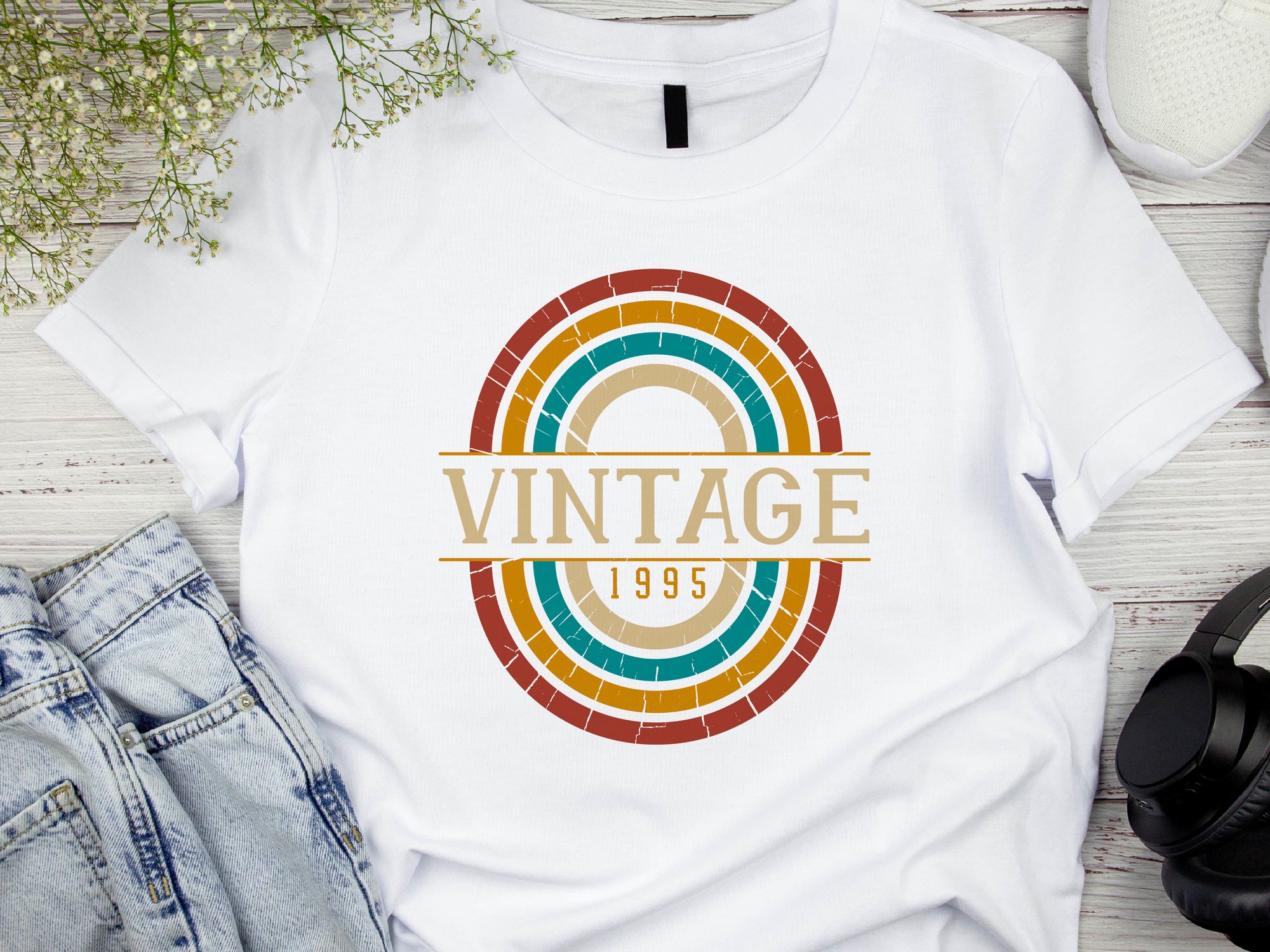 Vintage 1995 Quote T-Shirt - 30th Birthday Gift, PR-ET Design, Funny 30th Gift for Dad, 30th T-Shirt for Men