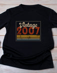 Vintage 2007 - 18th Birthday T-Shirt, Funny 18th Gift for Dad, 18th Gifts for Men, Classic 18th T-Shirt