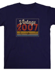Vintage 2007 - 18th Birthday T-Shirt, Funny 18th Gift for Dad, 18th Gifts for Men, Classic 18th T-Shirt