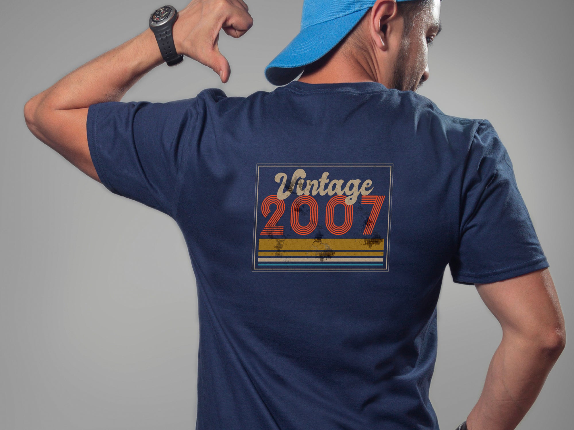 Vintage PR 2007 - 18th Birthday T-Shirt, Funny 18th Gift for Dad, 18th Gifts for Men, Classic 18th T-Shirt