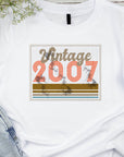 Vintage 2007 - 18th Birthday T-Shirt, Funny 18th Gift for Dad, 18th Gifts for Men, Classic 18th T-Shirt