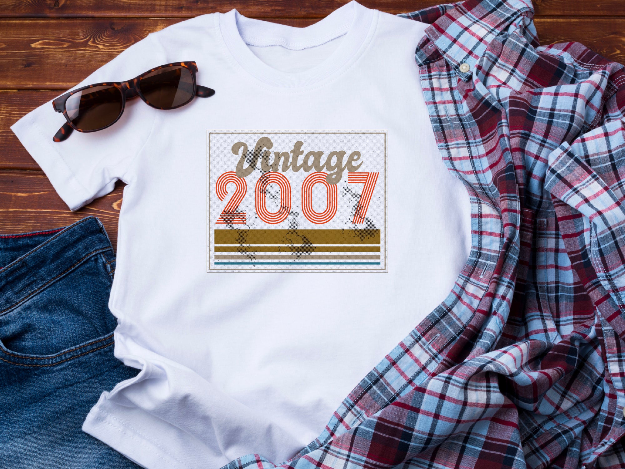 Vintage PR 2007 - 18th Birthday T-Shirt, Funny 18th Gift for Dad, 18th Gifts for Men, Classic 18th T-Shirt
