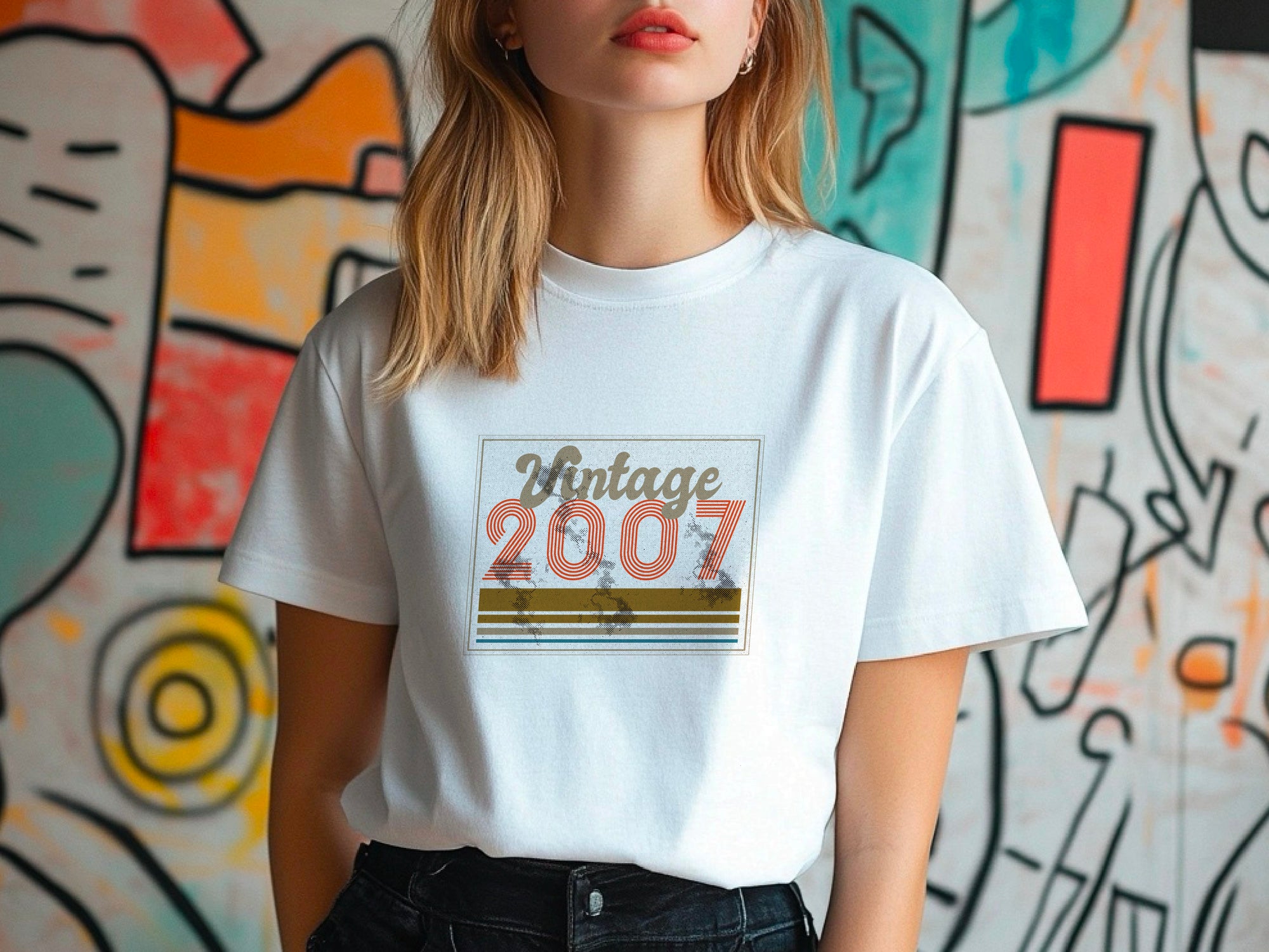 Vintage PR 2007 - 18th Birthday T-Shirt, Funny 18th Gift for Dad, 18th Gifts for Men, Classic 18th T-Shirt