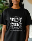 2007 18th Birthday T-Shirt, All Original Parts T-Shirt, 18th Birthday Gift for Him, Funny 18th T-Shirt, 18th Gifts for Men