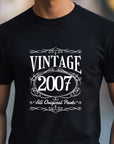 2007 18th Birthday T-Shirt, All Original Parts T-Shirt, 18th Birthday Gift for Him, Funny 18th T-Shirt, 18th Gifts for Men