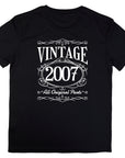 2007 18th Birthday T-Shirt, All Original Parts T-Shirt, 18th Birthday Gift for Him, Funny 18th T-Shirt, 18th Gifts for Men