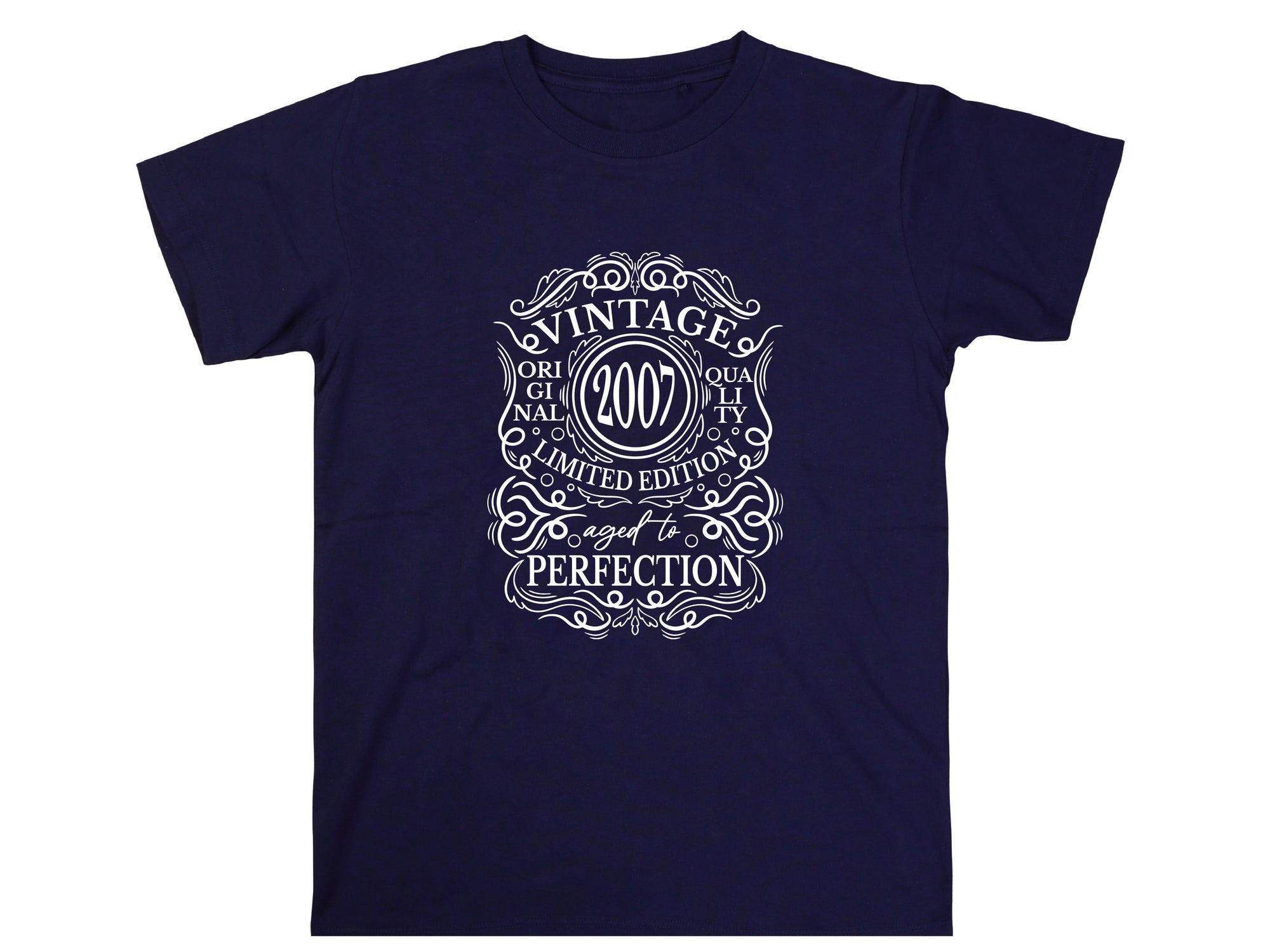 2007 Vintage - Original Quality, Limited Edition, Aged to Perfection T-Shirt, Funny 18th Birthday Gift, 18th Gifts for Men