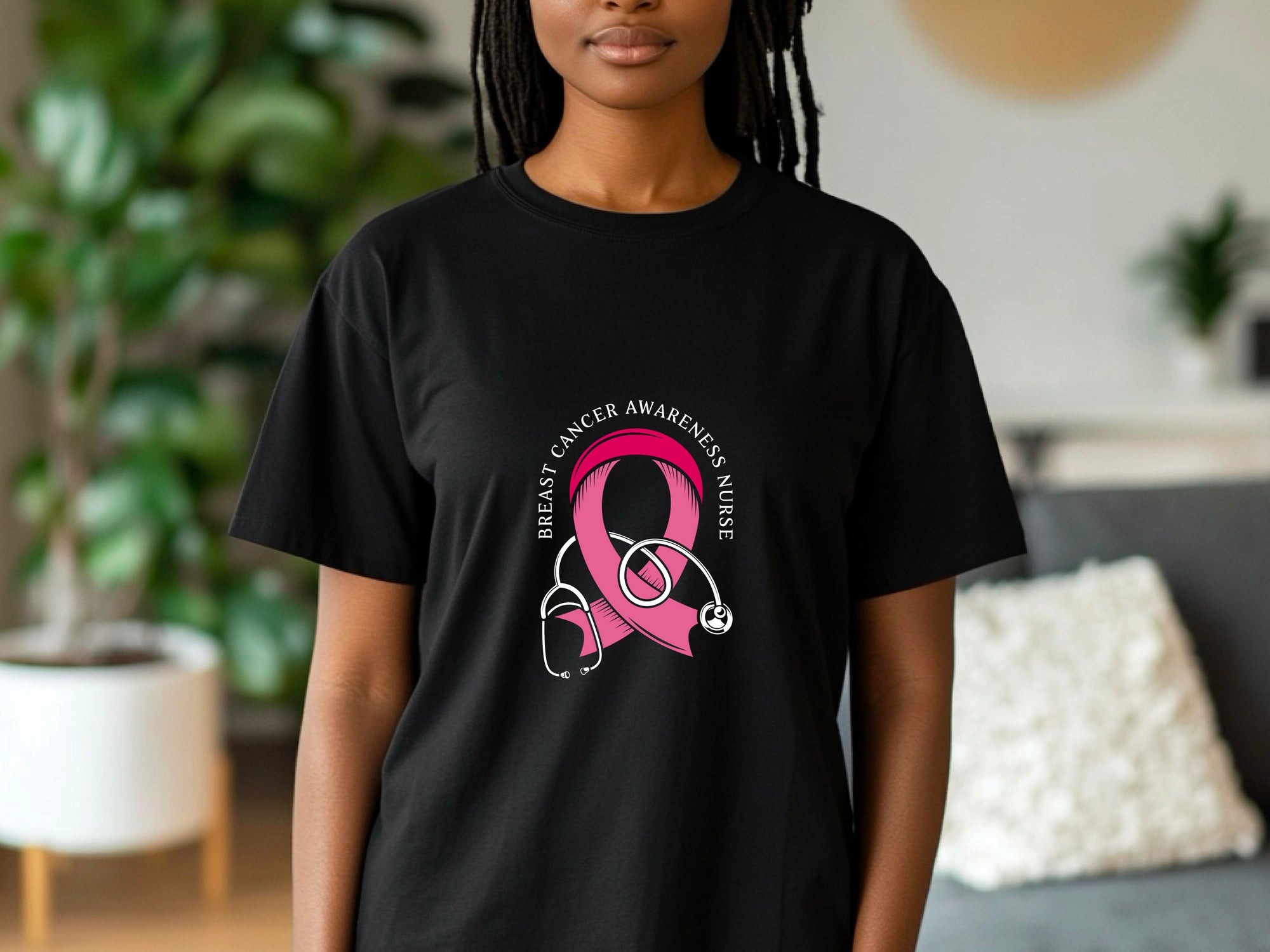 Breast Cancer Awareness Shirt, Pink Ribbon T-Shirt, Support Fighter Tee, Cancer Survivor Gift, October Awareness Shirt
