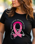 Breast Cancer Awareness Shirt, Pink Ribbon T-Shirt, Support Fighter Tee, Cancer Survivor Gift, October Awareness Shirt