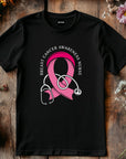 Breast Cancer Awareness Shirt, Pink Ribbon T-Shirt, Support Fighter Tee, Cancer Survivor Gift, October Awareness Shirt