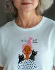 Cat mom three cats Shirt, Gift For Cat Mom, Cat Gift For Mothers Day, Cat Mama Shirts, Cat Lover Shirt, New Cat Mom Shirt, Fur Mama