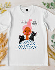 Cat mom three cats Shirt, Gift For Cat Mom, Cat Gift For Mothers Day, Cat Mama Shirts, Cat Lover Shirt, New Cat Mom Shirt, Fur Mama