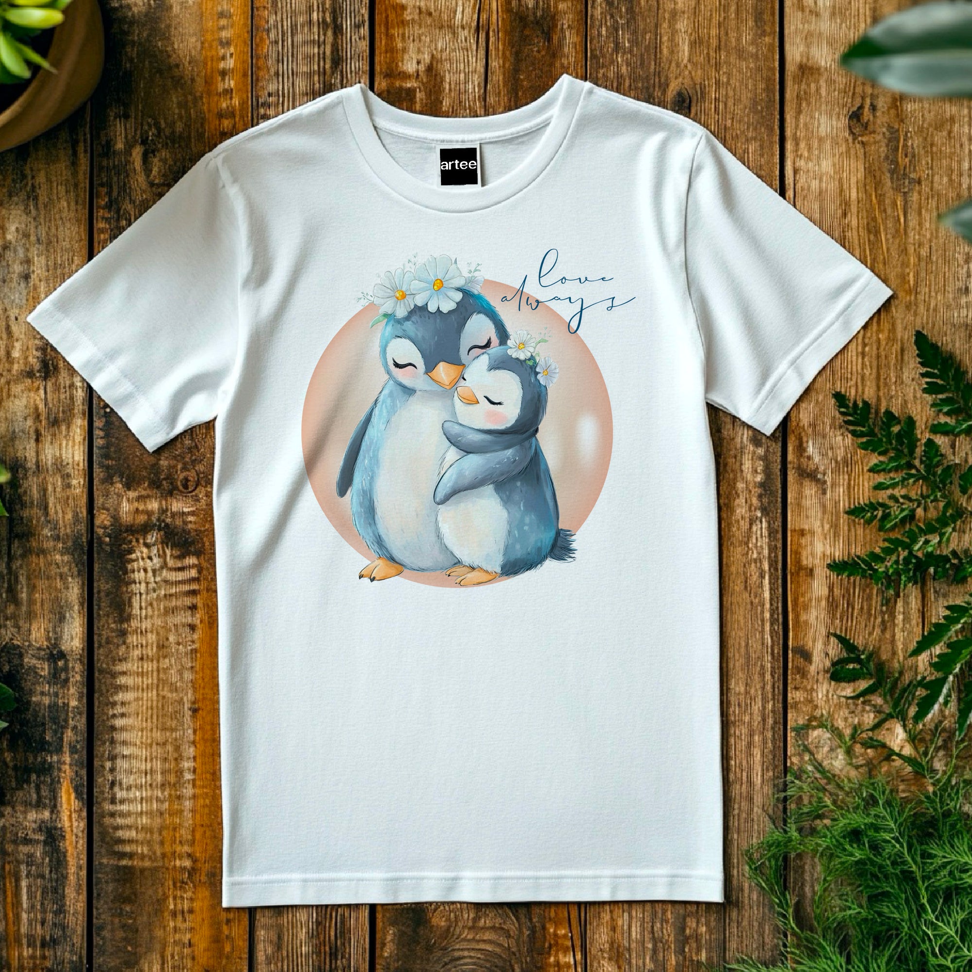 Love always penguins Shirt, Cute Penguin T-Shirt For Women, Penguin Lovers Shirt, Penguins, Mama Gift, Mommy Shirt