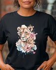 Mama lion watercolour T-shirt, lion and lioness shirt Tshirt, Mothers Day Shirt