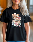 Mama lion watercolour T-shirt, lion and lioness shirt Tshirt, Mothers Day Shirt