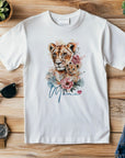 Mama lion watercolour T-shirt, lion and lioness shirt Tshirt, Mothers Day Shirt