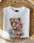 Mama lion watercolour T-shirt, lion and lioness shirt Tshirt, Mothers Day Shirt