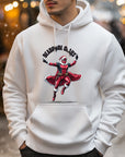 Deadpool Claus Weißer Weihnachts-Kapuzenpullover für Frauen