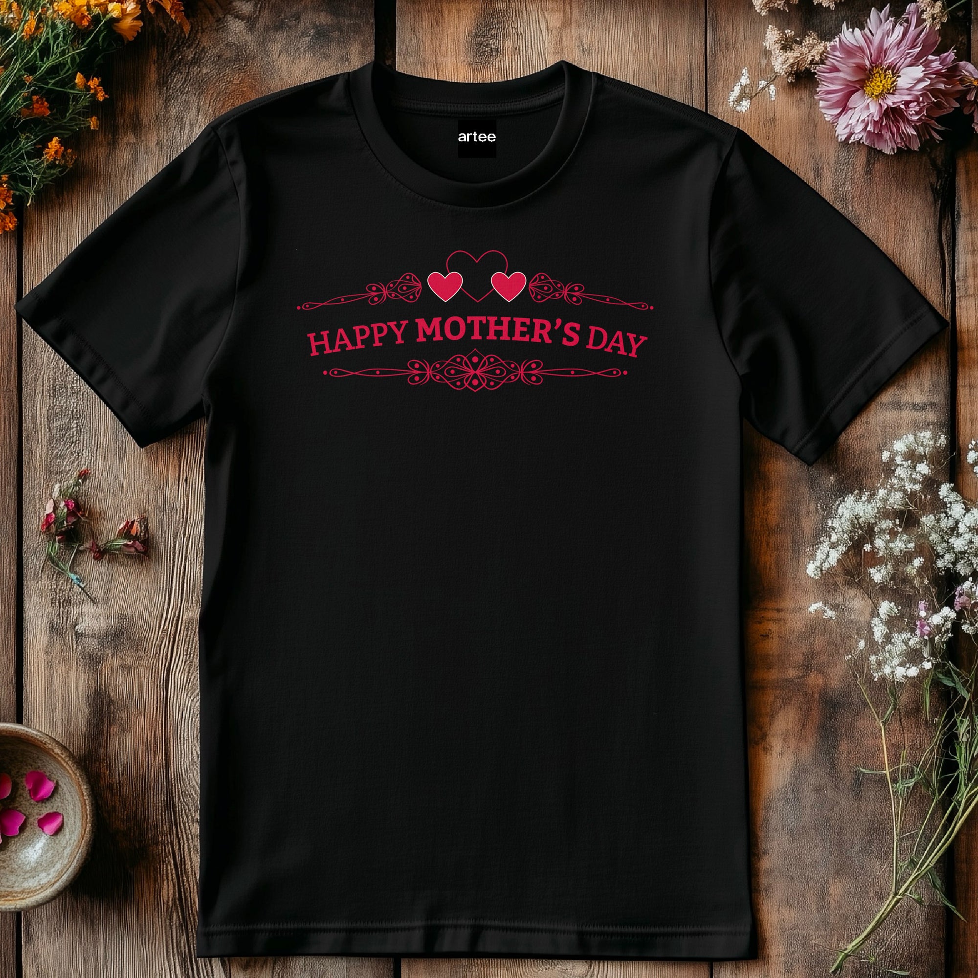 Happy mothers day hearts, Mothers Day T-shirt, Mothers Day T-shirt, Cute Mothers Day shirt, Mothers Day shirt, Shirt for Mom